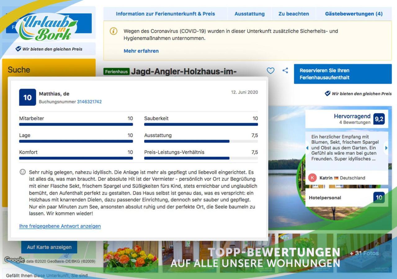 Jagd-Angler-Suite-04-Im-Wald-Am-See Kyritz Esterno foto